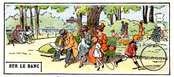 sur le banc