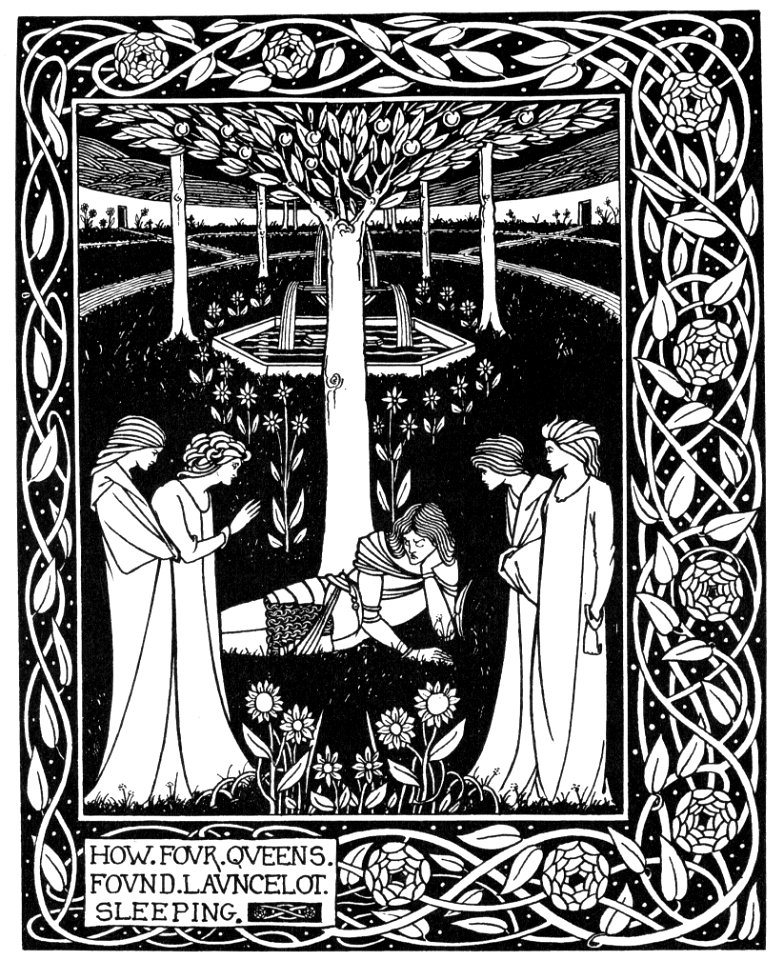 How Four Queens Found Launcelot Sleeping