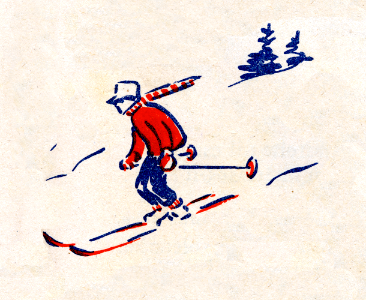 ski-1. Free illustration for personal and commercial use.