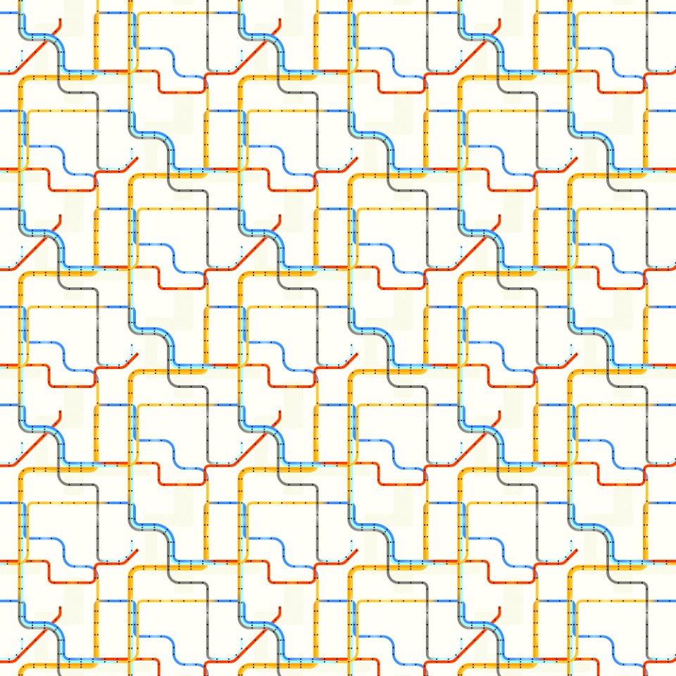 Subway lines pattern. Free illustration for personal and commercial use.