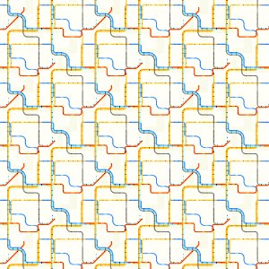 Subway lines pattern. Free illustration for personal and commercial use.