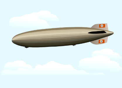 Hindenburg. Free illustration for personal and commercial use.