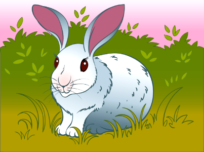 Bunny. Free illustration for personal and commercial use.