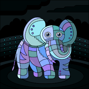 Elephant. Free illustration for personal and commercial use.