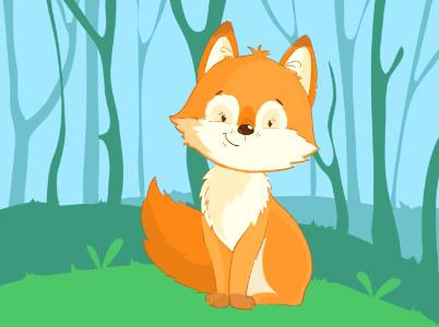 Fox. Free illustration for personal and commercial use.