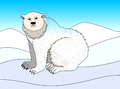 Polar beer. Free illustration for personal and commercial use.