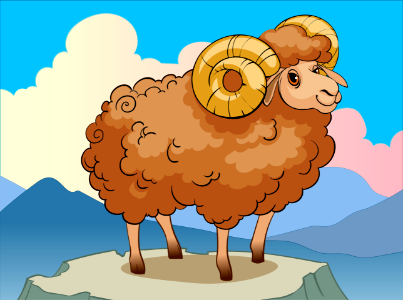Ram. Free illustration for personal and commercial use.