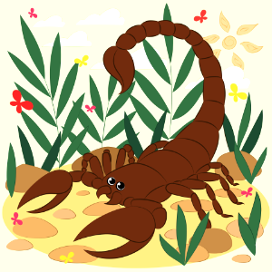 Scorpion. Free illustration for personal and commercial use.