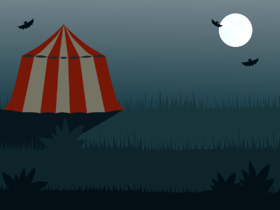 Circus tent. Free illustration for personal and commercial use.