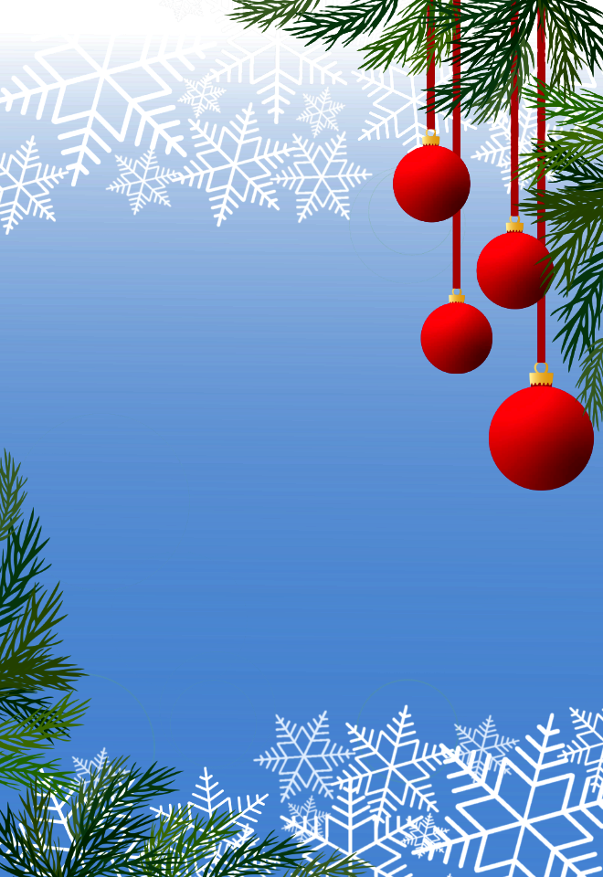 Christmas balls. Free illustration for personal and commercial use.