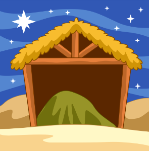 Christmas nativity. Free illustration for personal and commercial use.