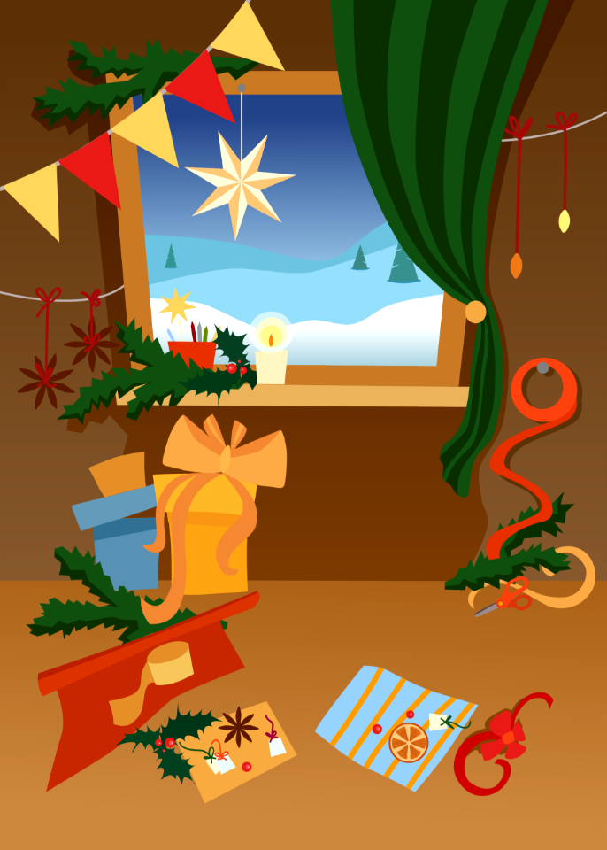 Christmas window - Free Stock Illustrations | Creazilla Christmas window - Free Stock Illustrations | Creazilla