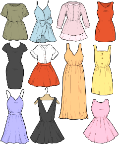 Dress. Free illustration for personal and commercial use.