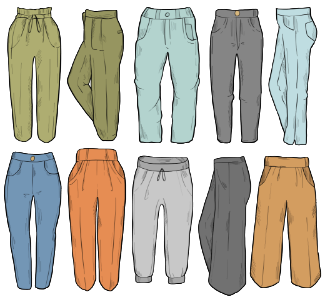 Pants. Free illustration for personal and commercial use.