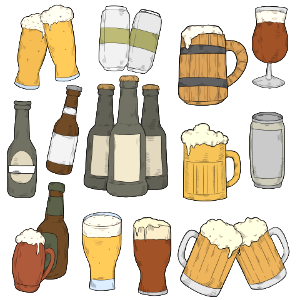 Beer. Free illustration for personal and commercial use.