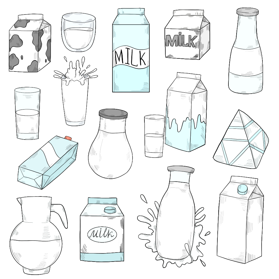 Milk. Free illustration for personal and commercial use.