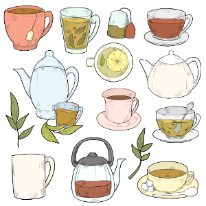 Tea. Free illustration for personal and commercial use.