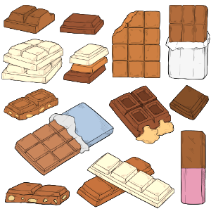 Chocolate. Free illustration for personal and commercial use.