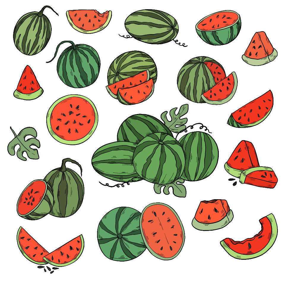 Watermelon - Free Stock Illustrations | Creazilla