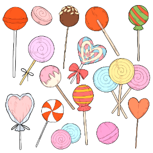 Lollipop. Free illustration for personal and commercial use.