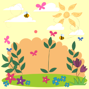 Beige lawn. Free illustration for personal and commercial use.
