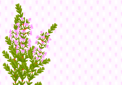 Blossoming bush. Free illustration for personal and commercial use.