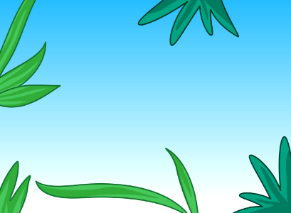 Greenery and sky. Free illustration for personal and commercial use.