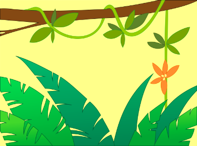 Jungle vine. Free illustration for personal and commercial use.