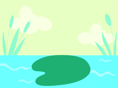 Lily pad. Free illustration for personal and commercial use.