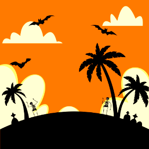Palm trees. Free illustration for personal and commercial use.