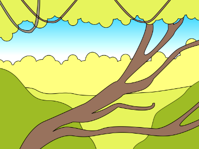 Tree branch. Free illustration for personal and commercial use.