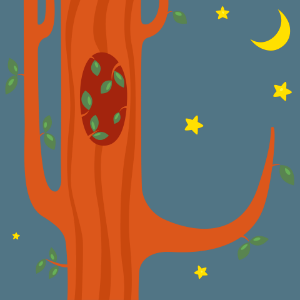 Tree trunk. Free illustration for personal and commercial use.