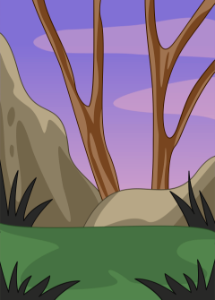 Tree trunks. Free illustration for personal and commercial use.