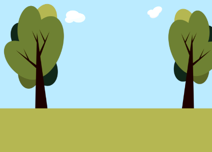 Two trees. Free illustration for personal and commercial use.