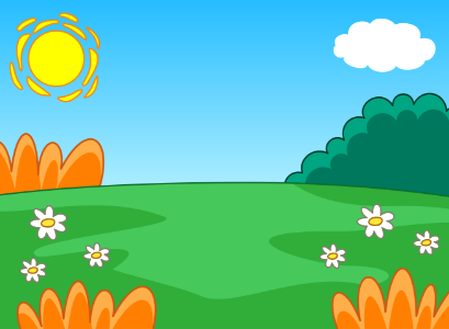 Flower meadow. Free illustration for personal and commercial use.