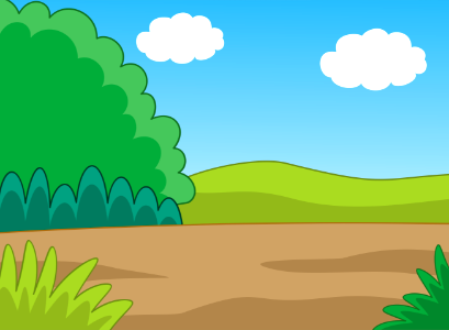 Forest landscape. Free illustration for personal and commercial use.