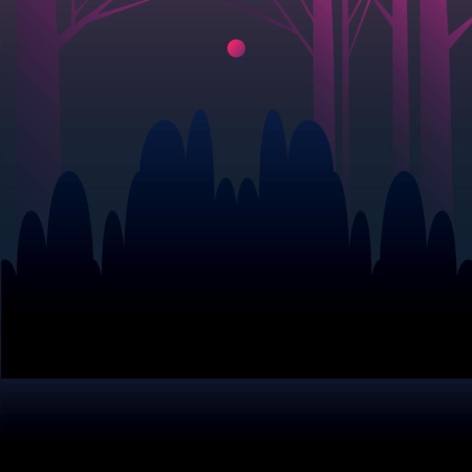 Purple forest. Free illustration for personal and commercial use.
