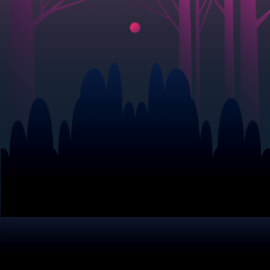 Purple forest. Free illustration for personal and commercial use.