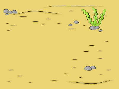 Sand bottom. Free illustration for personal and commercial use.