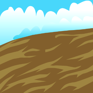 Brown soil. Free illustration for personal and commercial use.