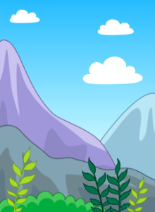 Mountain peaks. Free illustration for personal and commercial use.