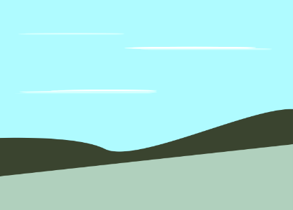 Primitive slope. Free illustration for personal and commercial use.