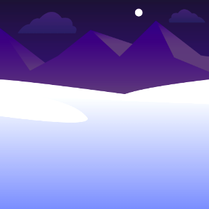 Purple mountains. Free illustration for personal and commercial use.