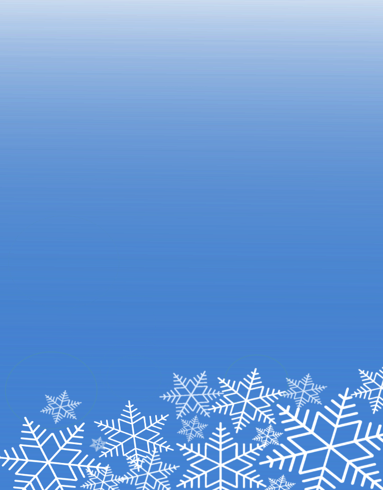 Blue snowflakes. Free illustration for personal and commercial use.