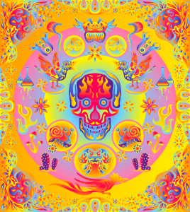 Psycedelic. Free illustration for personal and commercial use.