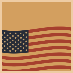 Usa flag. Free illustration for personal and commercial use.