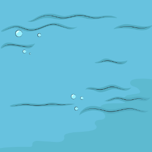 Blue water. Free illustration for personal and commercial use.