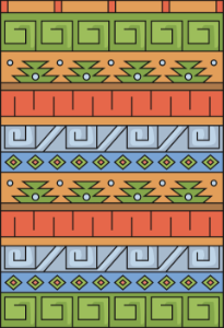 Inka pattern. Free illustration for personal and commercial use.