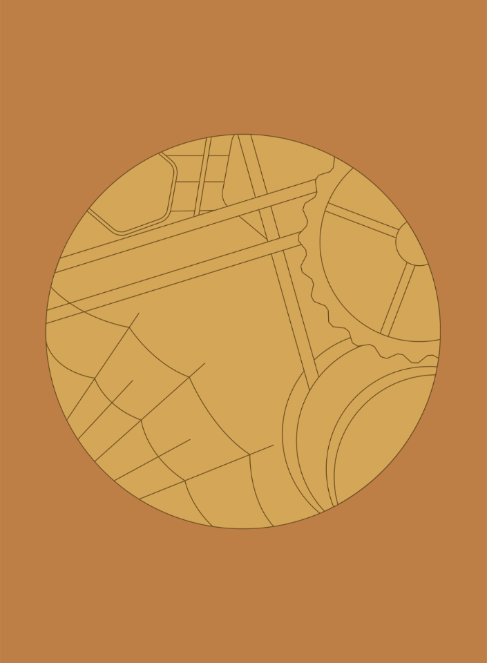 Steampunk shape background circle. Free illustration for personal and commercial use.
