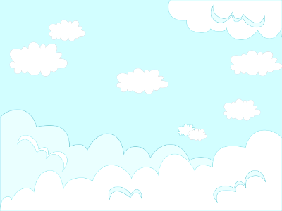 Blue sky. Free illustration for personal and commercial use.